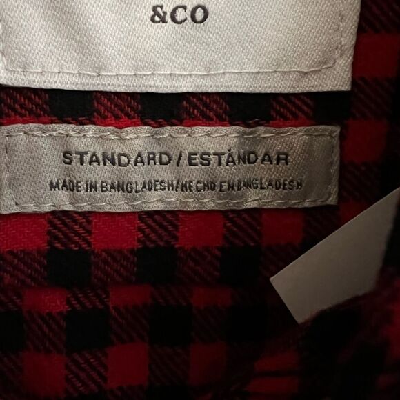 😊 3/$30 Lightweight Flannel Button-Down Shirt - Men’s Goodfellow & Co™ Sz M NWT - Picture 12 of 14